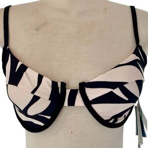 NWT Beautiful new Sanctuary padded pushup bikini top size large.